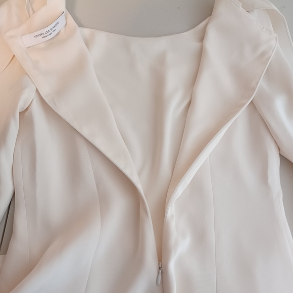 Kimora Lee Simmons Cold Shoulder Silk Blend Blouse - Picture 11 of 15